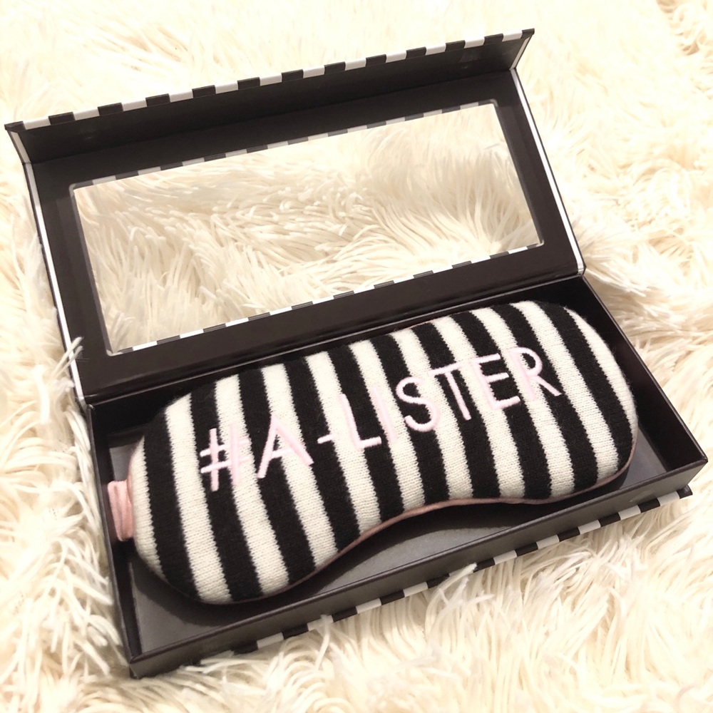 **SOLD** Henri Bendel Centennial Stripes Eye Mask